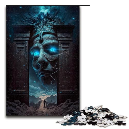 Puzzle für Erwachsene 1000 Teile „The Gatekeeper Lernspiele für Zuhause DIY Spielzeug tolles Geschenk für Spiele (75 x 50 cm) von linghhiming