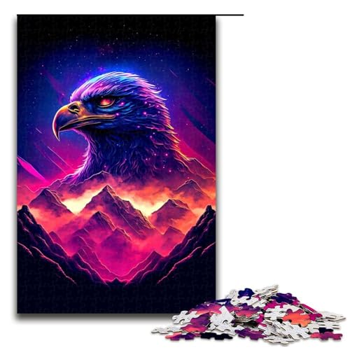 Puzzle für Erwachsene 1000 Teile Adlerfamilie Holzpuzzle Lernspiel Herausforderungsspielzeug 75 x 50 cm Puzzle für Erwachsene 1000 Teile Adlerfamilie Holzpuzzle Lernspiel Herausforderungsspielzeug 75 x 50 cm von linghhiming