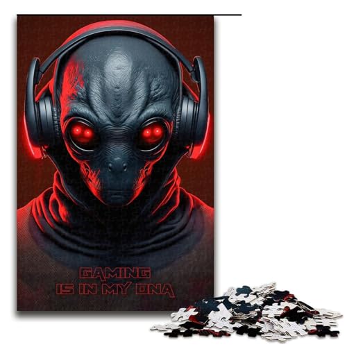Puzzle für Erwachsene 1000 Teile Alien Gaming Zone Holzpuzzle für Kinder Lernspiel 75 x 50 cm Puzzle für Erwachsene 1000 Teile Alien Gaming Zone Holzpuzzle für Kinder Lernspiel 75 x 50 cm von linghhiming