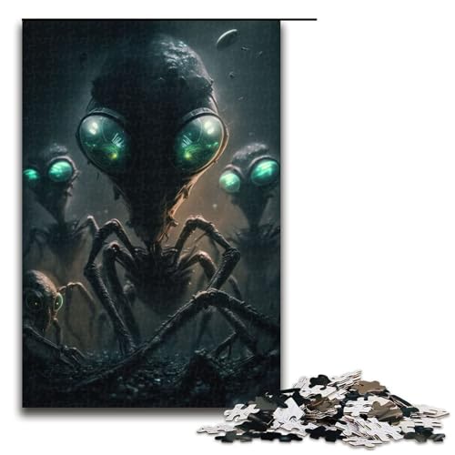 Puzzle für Erwachsene 1000 Teile Alien Puzzle Spiele Spielzeug Geschenk geeignet für die Schreibtischdekoration 75 x 50 cm Puzzle für Erwachsene 1000 Teile Alien Puzzle Spiele Spielzeug Geschenk geeignet für die Schreibtischdekoration 75 x 50 cm von linghhiming