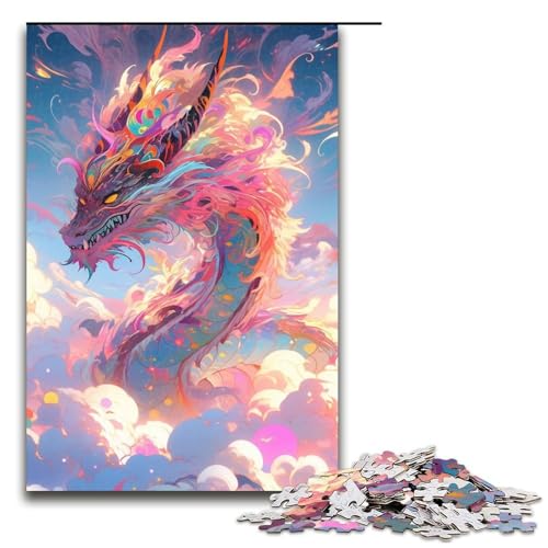 Puzzle für Erwachsene 1000 Teile Anime Drachen Heimdekoration Puzzle Spielzeug Geschenk für die ganze Familie 1000 Teile (75 x 50 cm) von linghhiming