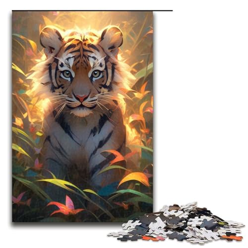 Puzzle für Erwachsene 1000 Teile Anime Dream Tiger Puzzle Lernspiele für Zuhause DIY Spielzeug tolles Geschenk für Spiele 1000 Teile (75 x 50 cm) von linghhiming