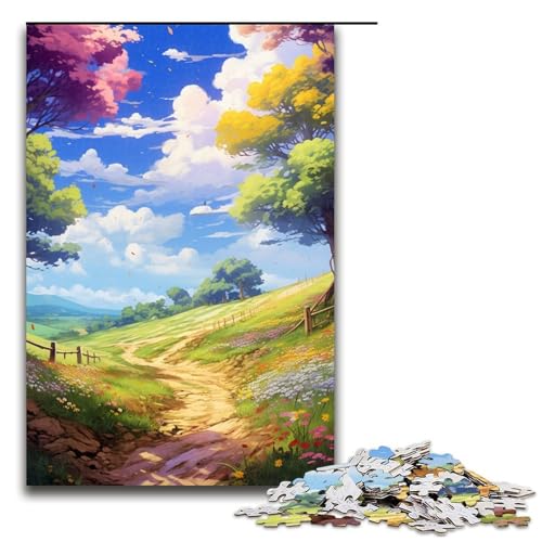 Puzzle für Erwachsene 1000 Teile Anime Gemälde Heimdekoration Puzzle Spielzeug Geschenk für die ganze Familie 1000 Teile (75 x 50 cm) von linghhiming
