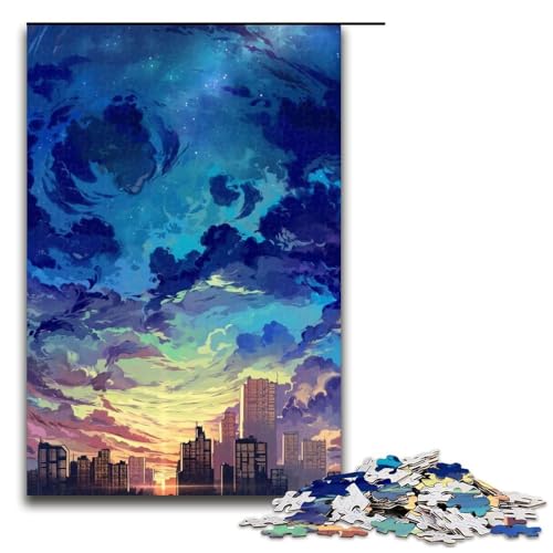 Puzzle für Erwachsene 1000 Teile Anime Landschaft Himmel Holzpuzzle 75 x 50 cm Puzzle für Erwachsene 1000 Teile Anime Landschaft Himmel Holzpuzzle 75 x 50 cm von linghhiming