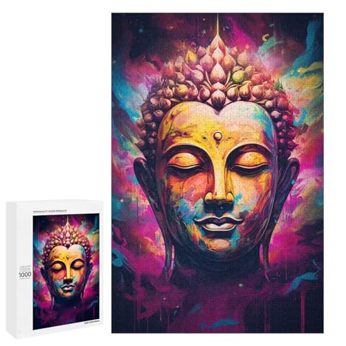 Puzzle für Erwachsene 1000 Teile Kunst Buddha Holzpuzzle 75 x 50 cm Puzzle für Erwachsene 1000 Teile Kunst Buddha Holzpuzzle 75 x 50 cm von linghhiming