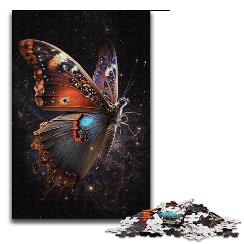 Puzzle für Erwachsene 1000 Teile Art Dream Butterfly Geburtstagsgeschenk Geschenke für Teenager ab 14 Jahren 1000 Teile (75 x 50 cm) von linghhiming