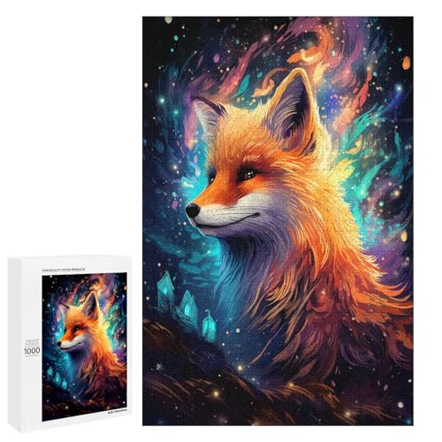 Puzzle für Erwachsene 1000 Teile Art Fox Holzpuzzle 75 x 50 cm Puzzle für Erwachsene 1000 Teile Art Fox Holzpuzzle 75 x 50 cm von linghhiming