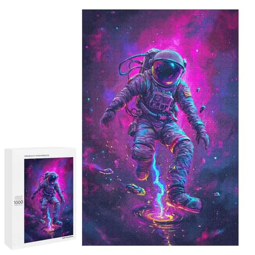 Puzzle für Erwachsene 1000 Teile Astronauten Holzpuzzle 75 x 50 cm Puzzle für Erwachsene 1000 Teile Astronauten Holzpuzzle 75 x 50 cm von linghhiming