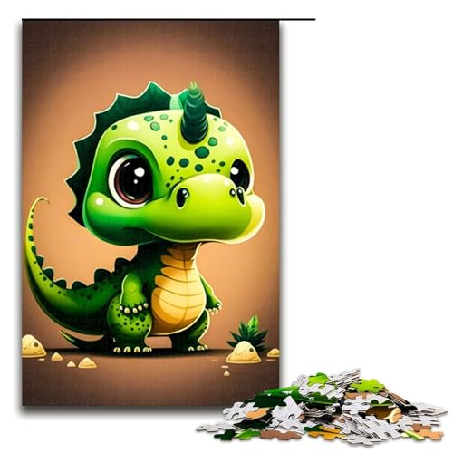 Puzzle für Erwachsene 1000 Teile Baby Drache Puzzle Lernspiele für Zuhause DIY Spielzeug tolles Geschenk für Spiele 75 x 50 cm von linghhiming