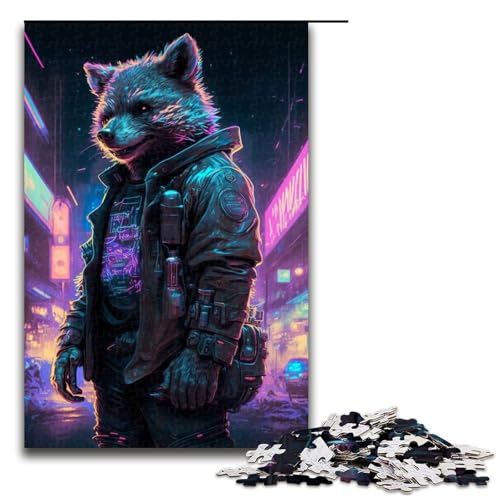 Puzzle für Erwachsene 1000 Teile Bär Heimdekoration Puzzle Spielzeug Geschenk für die ganze Familie 75 x 50 cm von linghhiming