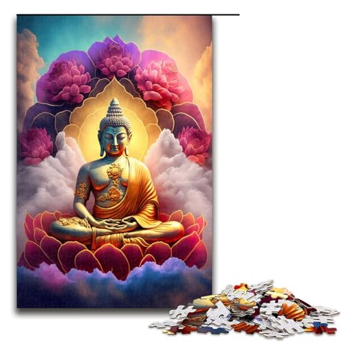 Puzzle für Erwachsene 1000 Teile Buddha Holzpuzzle 75 x 50 cm Puzzle für Erwachsene 1000 Teile Buddha Holzpuzzle 75 x 50 cm von linghhiming