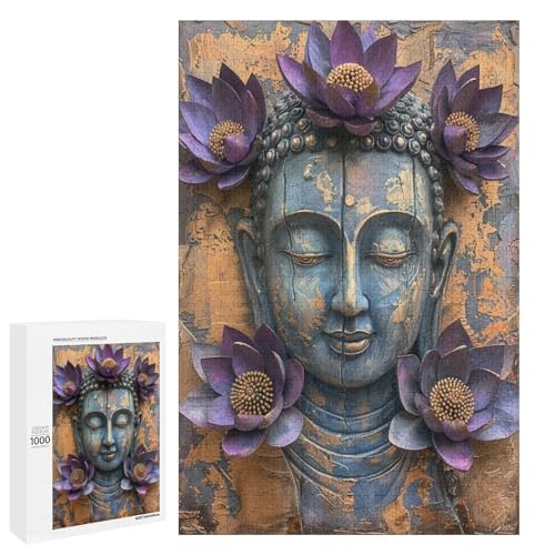 Puzzle für Erwachsene 1000 Teile Buddha Holzpuzzle für Kinder Lernspiel 75 x 50 cm Puzzle für Erwachsene 1000 Teile Buddha Holzpuzzle für Kinder Lernspiel 75 x 50 cm von linghhiming