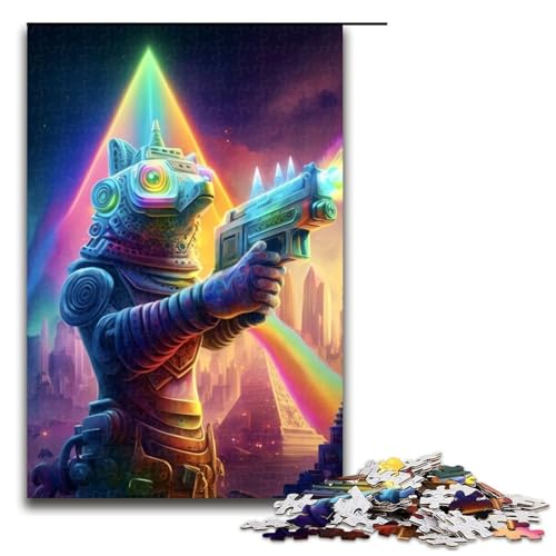Puzzle für Erwachsene 1000 Teile Bunte Kriegerfamilie Holzpuzzle Lernspiel Herausforderungsspielzeug 75 x 50 cm Puzzle für Erwachsene 1000 Teile Bunte Kriegerfamilie Holzpuzzle Lernspiel Herausforderungsspielzeug 75 x 50 cm von linghhiming