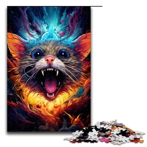 Puzzle für Erwachsene 1000 Teile Bunte Maus Heimdekoration Puzzle Spielzeug Geschenk für die ganze Familie 75 x 50 cm von linghhiming