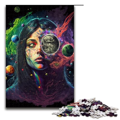 Puzzle für Erwachsene 1000 Teile Cosmic High Puzzle jedes Teil ist einzigartig anspruchsvolles Familienspaßspiel 75 x 50 cm von linghhiming