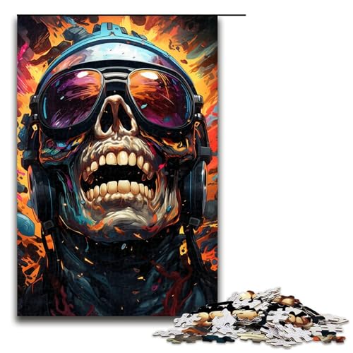 Puzzle für Erwachsene 1000 Teile Die farbenfrohe Psychedelia der Space Hackers Puzzles Spiele Spielzeug Geschenk Geeignet für die Schreibtischdekoration 75x50cm von linghhiming