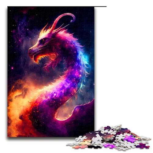 Puzzle für Erwachsene 1000 Teile Drachenfamilie Holzpuzzle Lernspiel Herausforderungsspielzeug 75 x 50 cm Puzzle für Erwachsene 1000 Teile Drachenfamilie Holzpuzzle Lernspiel Herausforderungsspielzeug 75 x 50 cm von linghhiming