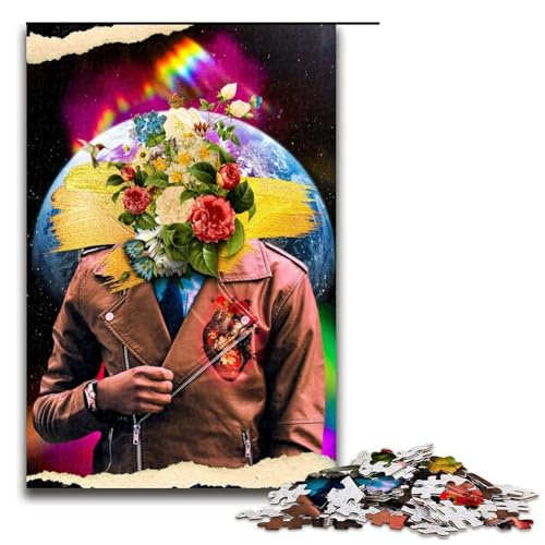 Puzzle für Erwachsene 1000 Teile Fantasie Heimdekoration Puzzle Spielzeug Geschenk für die ganze Familie 75 x 50 cm von linghhiming