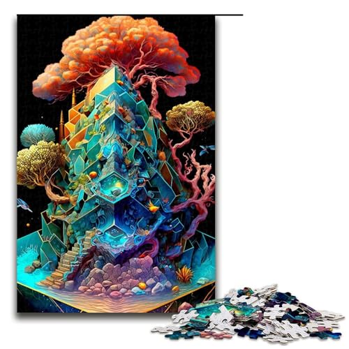Puzzle für Erwachsene 1000 Teile Fantasielandschaft Holzpuzzle für Kinder Lernspiel 75 x 50 cm Puzzle für Erwachsene 1000 Teile Fantasielandschaft Holzpuzzle für Kinder Lernspiel 75 x 50 cm von linghhiming