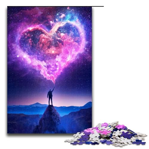 Puzzle für Erwachsene 1000 Teile Galaxie Herznebel Puzzle Lernspiele für Zuhause DIY Spielzeug tolles Geschenk für Spiele 75 x 50 cm Puzzle für Erwachsene 1000 Teile Galaxie Herznebel Puzzle Lernspiele für Zuhause DIY Spielzeug tolles Geschenk für Spiele 75 x 50 cm von linghhiming