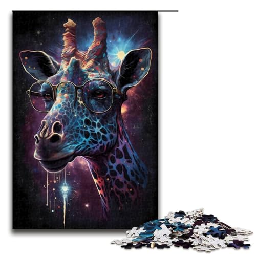Puzzle für Erwachsene 1000 Teile Giraffe Holzpuzzle für Kinder Lernspiel 75 x 50 cm Puzzle für Erwachsene 1000 Teile Giraffe Holzpuzzle für Kinder Lernspiel 75 x 50 cm von linghhiming