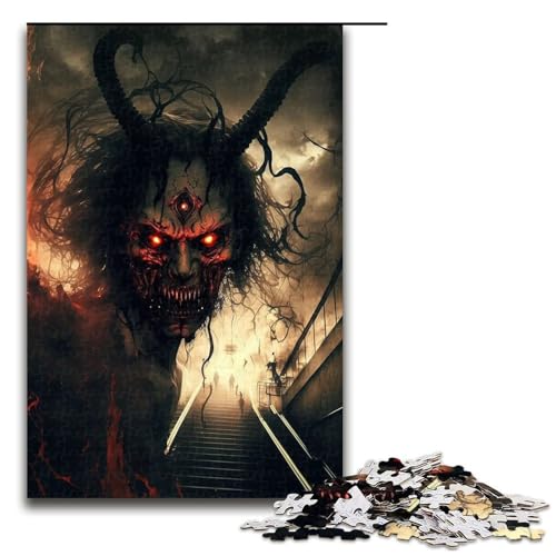 Puzzle für Erwachsene 1000 Teile Hellalive Puzzle jedes Teil ist einzigartig anspruchsvolles Familienspaßspiel 75 x 50 cm von linghhiming