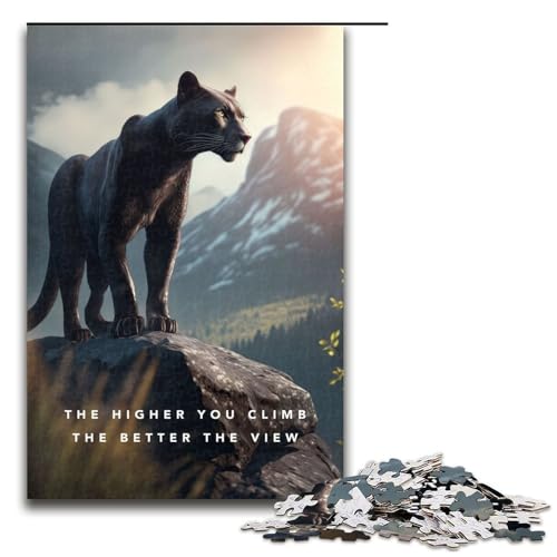 Puzzle für Erwachsene 1000 Teile Higher You Climb motiviertes Holzpuzzle 75 x 50 cm Puzzle für Erwachsene 1000 Teile Higher You Climb motiviertes Holzpuzzle 75 x 50 cm von linghhiming