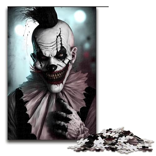 Puzzle für Erwachsene 1000 Teile Horror Kunst () Puzzle Lernspiele für Zuhause DIY Spielzeug tolles Geschenk für Spiele 75 x 50 cm von linghhiming
