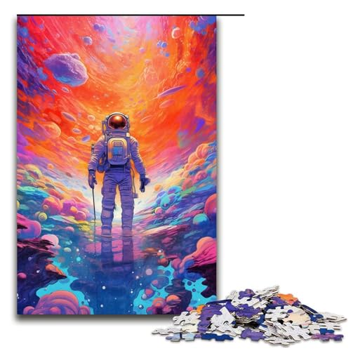 Puzzle für Erwachsene 1000 Teile I Am in Space Puzzlespiel Spielzeug Lustig 75x50cm von linghhiming