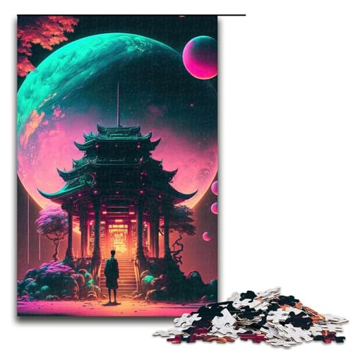 Puzzle für Erwachsene 1000 Teile Japanisches Fantasietor Heimdekoration Puzzlespielzeug Geschenk für die ganze Familie 75 x 50 cm Puzzle für Erwachsene 1000 Teile Japanisches Fantasietor Heimdekoration Puzzlespielzeug Geschenk für die ganze Familie 75 x 50 cm von linghhiming