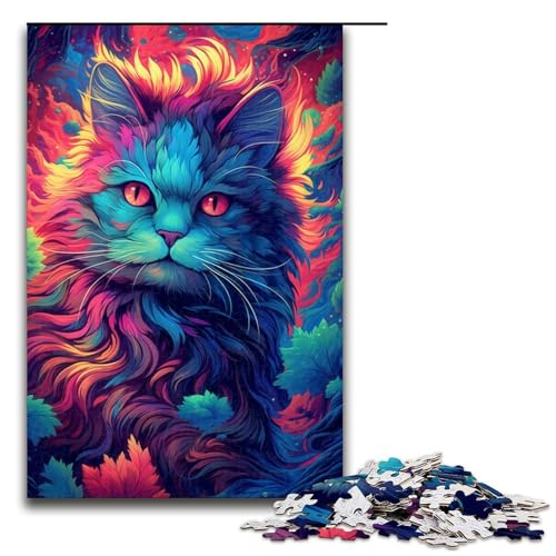 Puzzle für Erwachsene 1000 Teile Katze im Weltraum Malerei Puzzle Lernspiele für Zuhause DIY Spielzeug tolles Geschenk für Spiele 75 x 50 cm Puzzle für Erwachsene 1000 Teile Katze im Weltraum Malerei Puzzle Lernspiele für Zuhause DIY Spielzeug tolles Geschenk für Spiele 75 x 50 cm von linghhiming