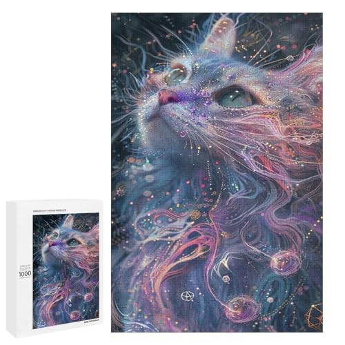 Puzzle für Erwachsene 1000 Teile Katzen Holzpuzzle 75 x 50 cm Puzzle für Erwachsene 1000 Teile Katzen Holzpuzzle 75 x 50 cm von linghhiming