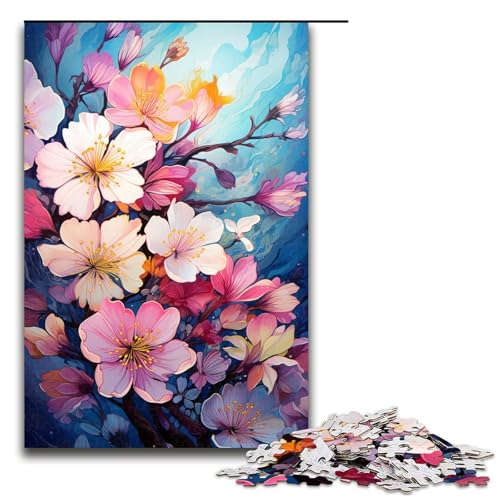 Puzzle für Erwachsene 1000 Teile Kirschblütenfamilie Holzpuzzle Lernspiel Herausforderungsspielzeug 75x50cm Puzzle für Erwachsene 1000 Teile Kirschblütenfamilie Holzpuzzle Lernspiel Herausforderungsspielzeug 75x50cm von linghhiming