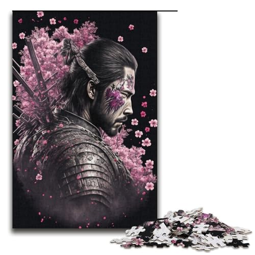 Puzzle für Erwachsene 1000 Teile Kunst Japanisches Ninja-Puzzle Spielspielzeug lustig 1000 Teile (38 x 26 cm) von linghhiming