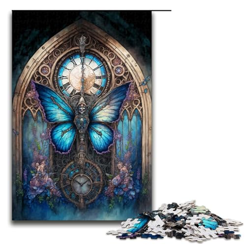 Puzzle für Erwachsene 1000 Teile Kunst Schmetterlingsfamilie Holzpuzzle Lernspiel Herausforderungsspielzeug 1000 Teile (75 x 50 cm) von linghhiming