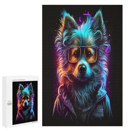 Puzzle für Erwachsene 1000 Teile Kunsthund Holzpuzzle 75 x 50 cm Puzzle für Erwachsene 1000 Teile Kunsthund Holzpuzzle 75 x 50 cm von linghhiming