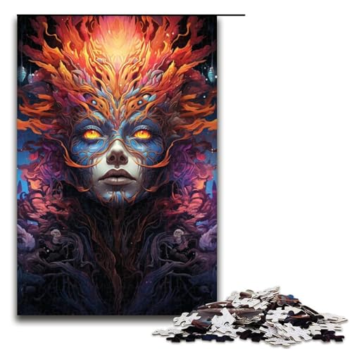 Puzzle für Erwachsene 1000 Teile Lord of Hell Family Holzpuzzle Lernspiel Herausforderungsspielzeug 1000 Teile (75 x 50 cm) von linghhiming
