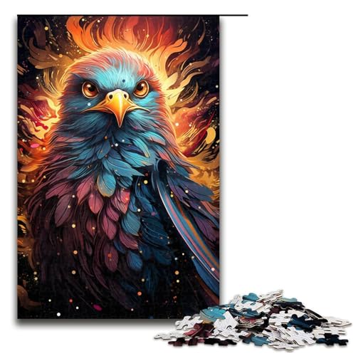 Puzzle für Erwachsene 1000 Teile Malerei Kunst Spatzen Puzzle Holzpuzzle Lernspiel Herausforderungsspielzeug 1000 Teile (75 x 50 cm) von linghhiming