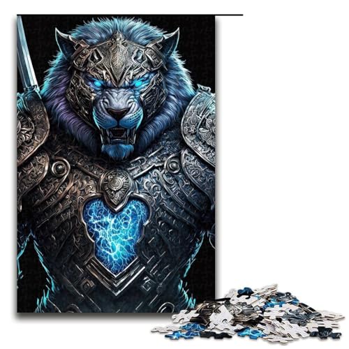 Puzzle für Erwachsene 1000 Teile Mechanisches Tiger Puzzle Lernspiele für Zuhause DIY Spielzeug tolles Geschenk für Spiele (75 x 50 cm) von linghhiming
