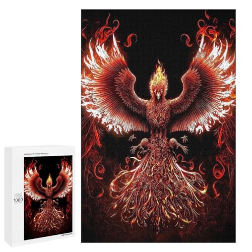 Puzzle für Erwachsene 1000 teiliges Phoenix Holzpuzzle (75 x 50 cm) von linghhiming