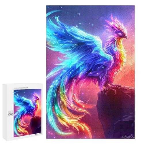 Puzzle für Erwachsene 1000 teiliges Phoenix Holzpuzzle (75 x 50 cm) von linghhiming