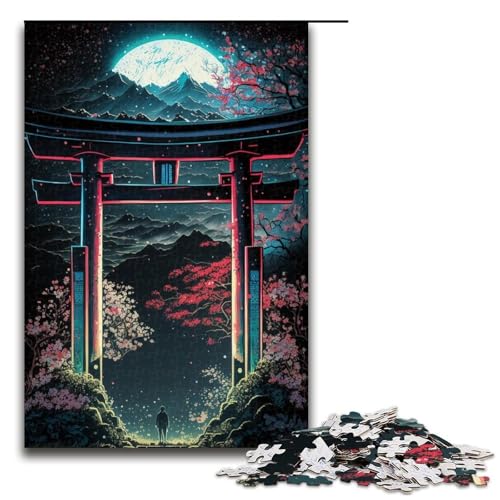 Puzzle für Erwachsene 1000 Teile Sanctuary Under The Stars Puzzlespiele Spielzeug Geschenk geeignet als Schreibtischdekoration (75 x 50 cm) von linghhiming