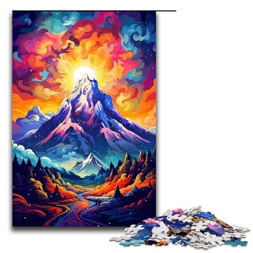 Puzzle für Erwachsene 1000 Teile Seltsamer Vulkanausbruch Heimdekoration Puzzle Spielzeug Geschenk für die ganze Familie 75 x 50 cm von linghhiming