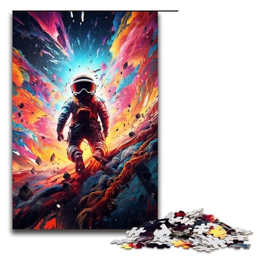Puzzle für Erwachsene 1000 Teile Spacenaut buntes Holzpuzzle für Kinder Lernspiel 75x50cm Puzzle für Erwachsene 1000 Teile Spacenaut buntes Holzpuzzle für Kinder Lernspiel 75x50cm von linghhiming