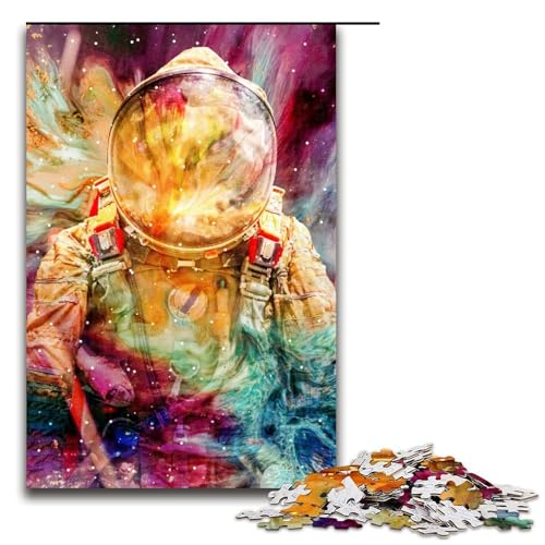 Puzzle für Erwachsene 1000 Teile Sternennebel Holzpuzzle für Kinder Lernspiel (75 x 50 cm) von linghhiming