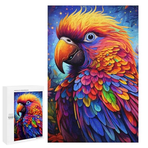 Puzzle für Erwachsene 1000 Teile Tiere Vögel Papageien Holzpuzzle Lernspiel Herausforderungsspielzeug 75 x 50 cm Puzzle für Erwachsene 1000 Teile Tiere Vögel Papageien Holzpuzzle Lernspiel Herausforderungsspielzeug 75 x 50 cm von linghhiming
