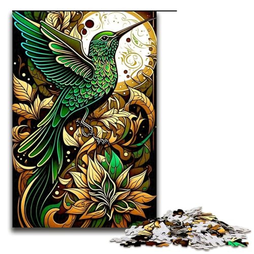 Puzzle für Erwachsene 1000 Teile Tierfamilie Holzpuzzle Lernspiel Herausforderungsspielzeug (75 x 50 cm) von linghhiming