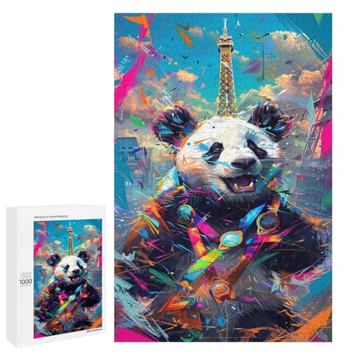 Puzzle für Erwachsene 1000 Teile Tierpanda Holzpuzzle für Kinder Lernspiel 75 x 50 cm Puzzle für Erwachsene 1000 Teile Tierpanda Holzpuzzle für Kinder Lernspiel 75 x 50 cm von linghhiming