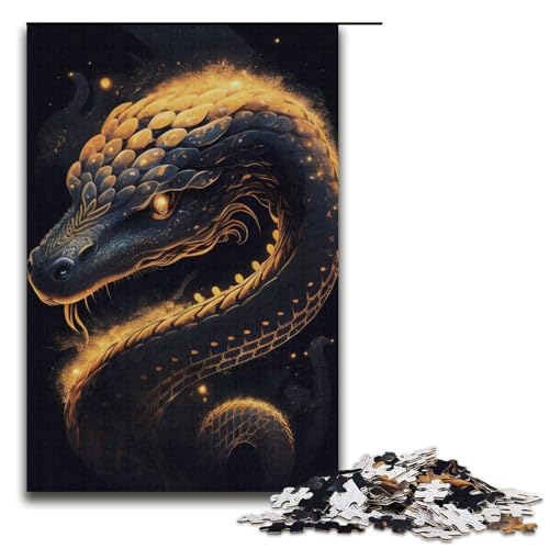 Puzzle für Erwachsene 1000 Teile Tierschlangen Puzzle Spiel Spielzeug Lustig 1000PCS (38x26cm) von linghhiming