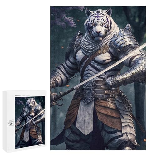 Puzzle für Erwachsene 1000 Teile Tigerholz Puzzle für Kinder Lernspiel (75 x 50 cm) von linghhiming